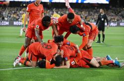 华体会国米赞助商-澳大利亚球队夺得胜利